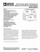 DataSheet AD5292 pdf